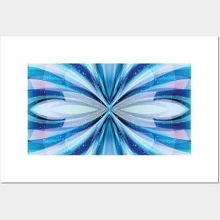 Abstract Blue Posters and Art